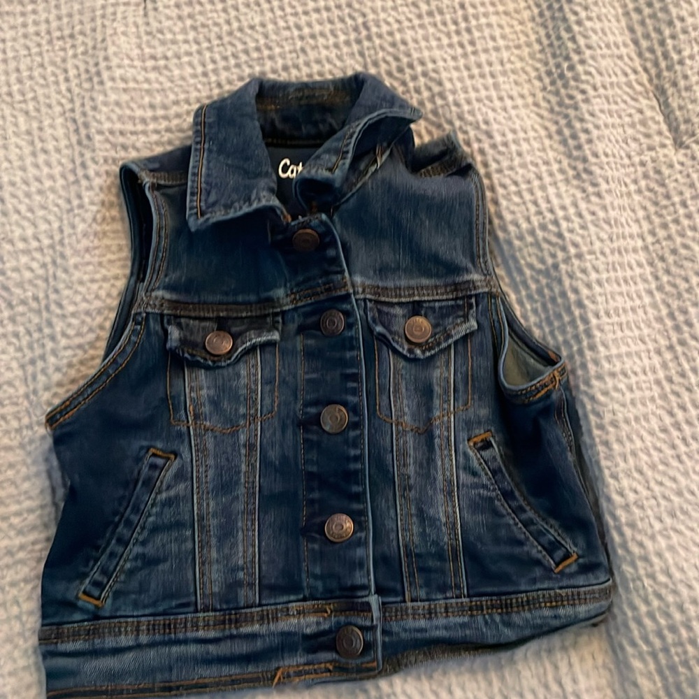 Cat & Jack Jean jacket vest